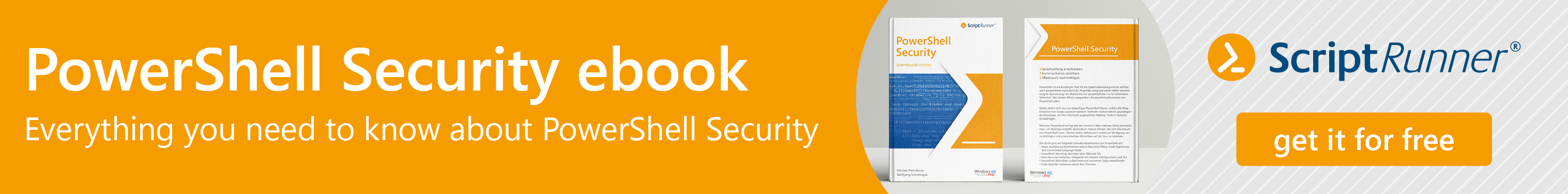 PowerShell Security Ebook - Everything you need to know about PowerShell Security. Get it fo free!
