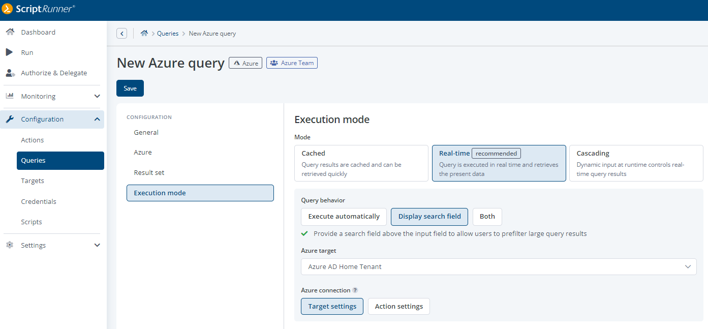 04_new azure query - execution mode