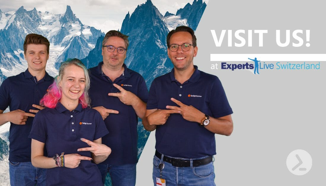 ScriptRunner Team at Experts Live Switzerland